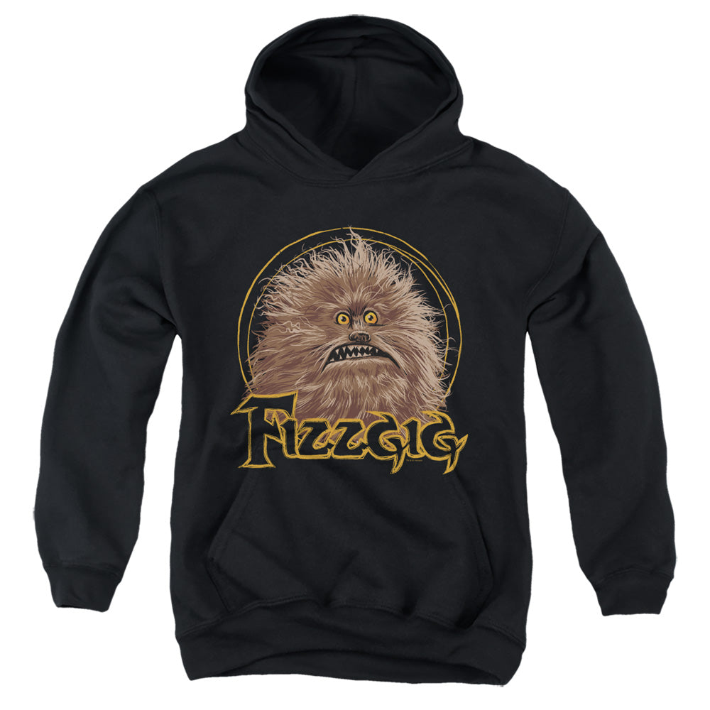 AN OFFCIALLY LICENSED DARK CRYSTAL FIZZGIG YOUTH HOODIE BLACK