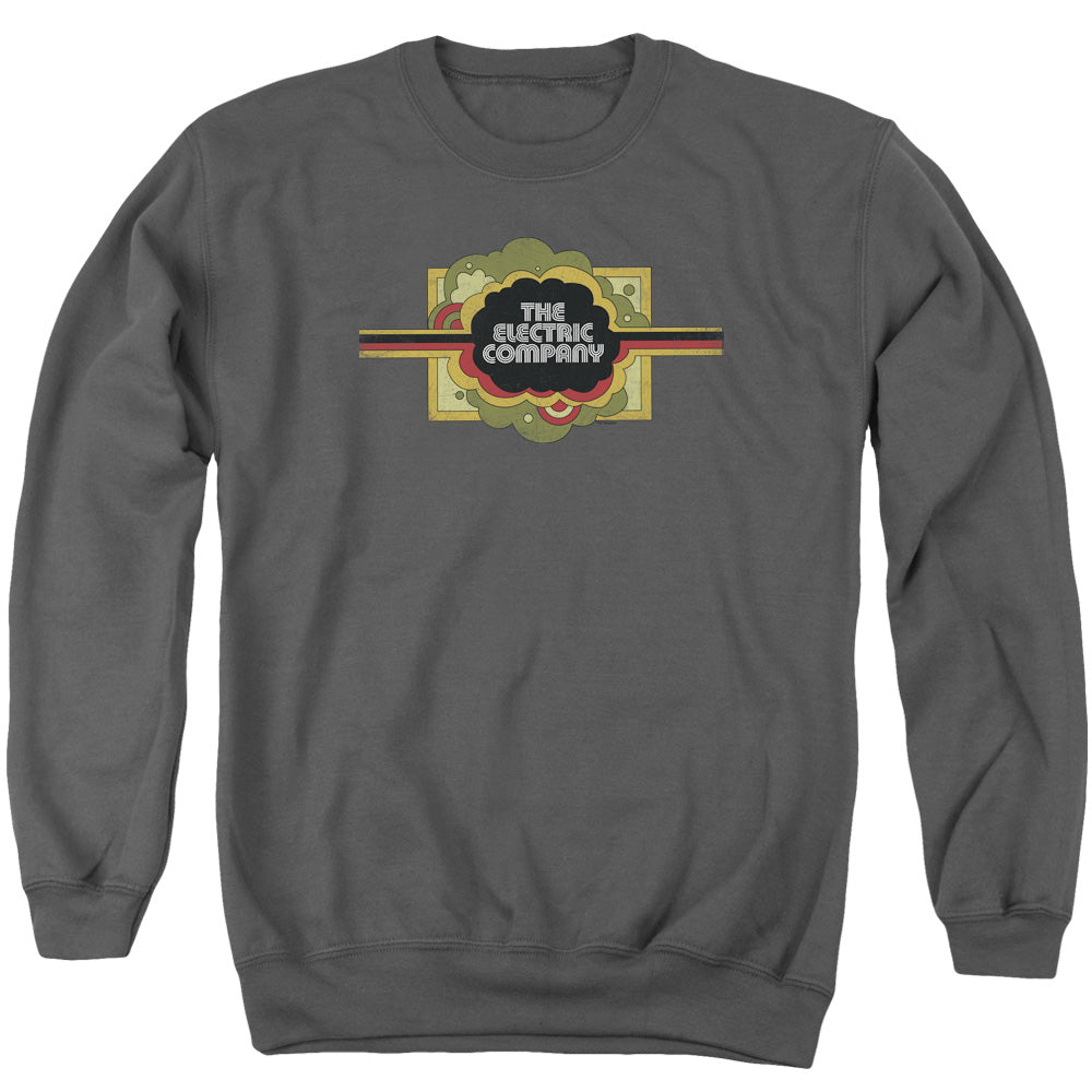 AN OFFCIALLY LICENSED ELECTRIC COMPANY LOGO ADULT UNISEX CREWNECK SWEATSHIRT CHARCOAL