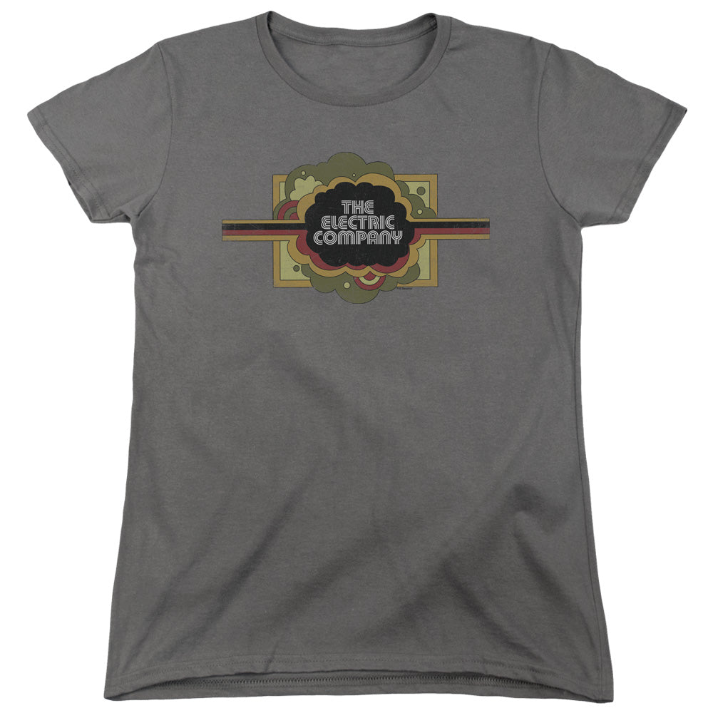 AN OFFCIALLY LICENSED ELECTRIC COMPANY LOGO WOMEN'S REGULAR FIT T-SHIRT CHARCOAL