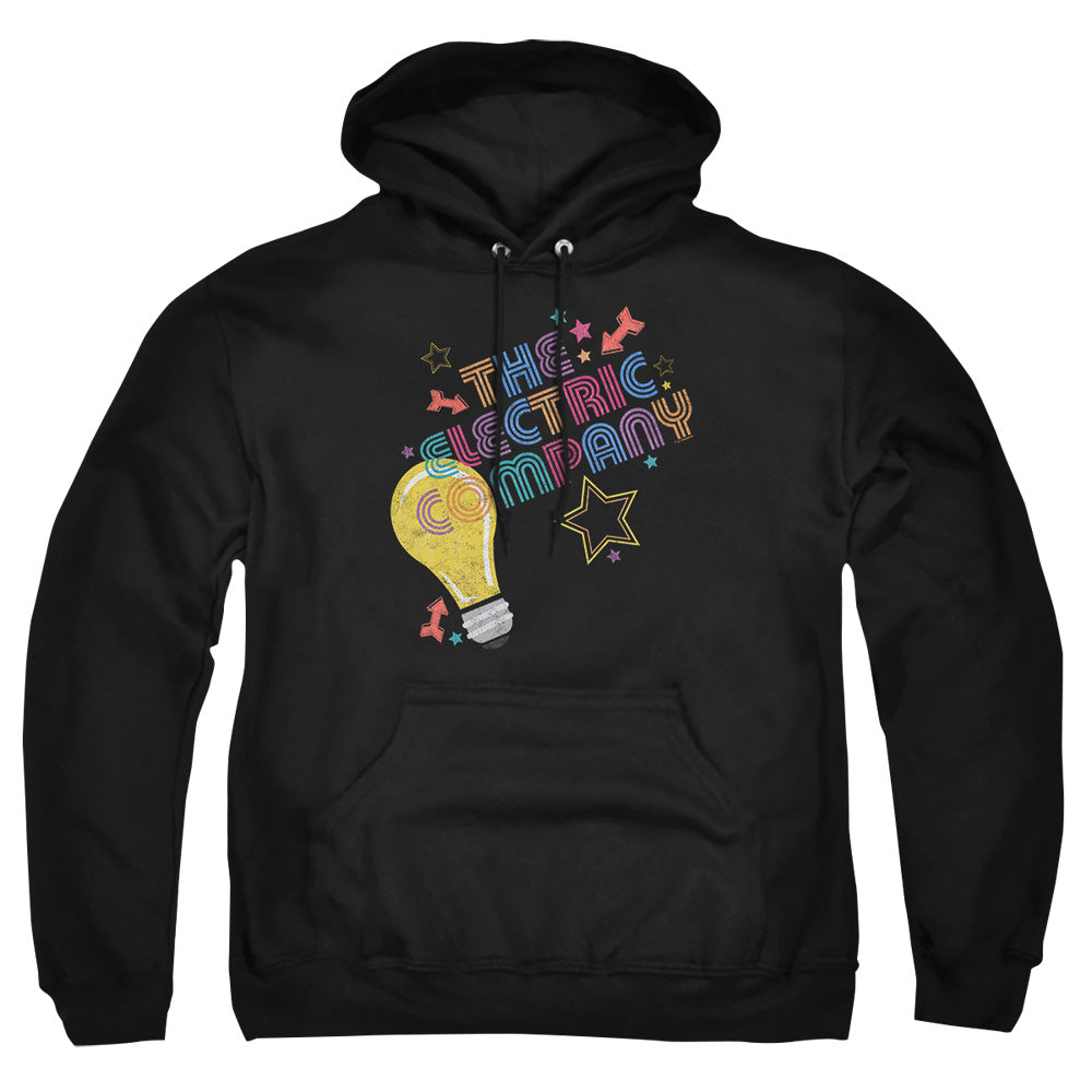 AN OFFCIALLY LICENSED ELECTRIC COMPANY ELECTRIC LIGHT ADULT UNISEX PULLOVER HOODIE BLACK