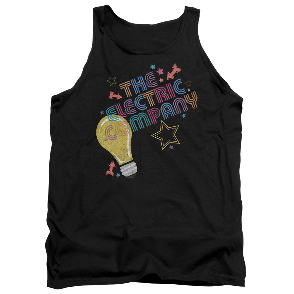 AN OFFCIALLY LICENSED ELECTRIC COMPANY ELECTRIC LIGHT ADULT UNISEX TANK TOP BLACK