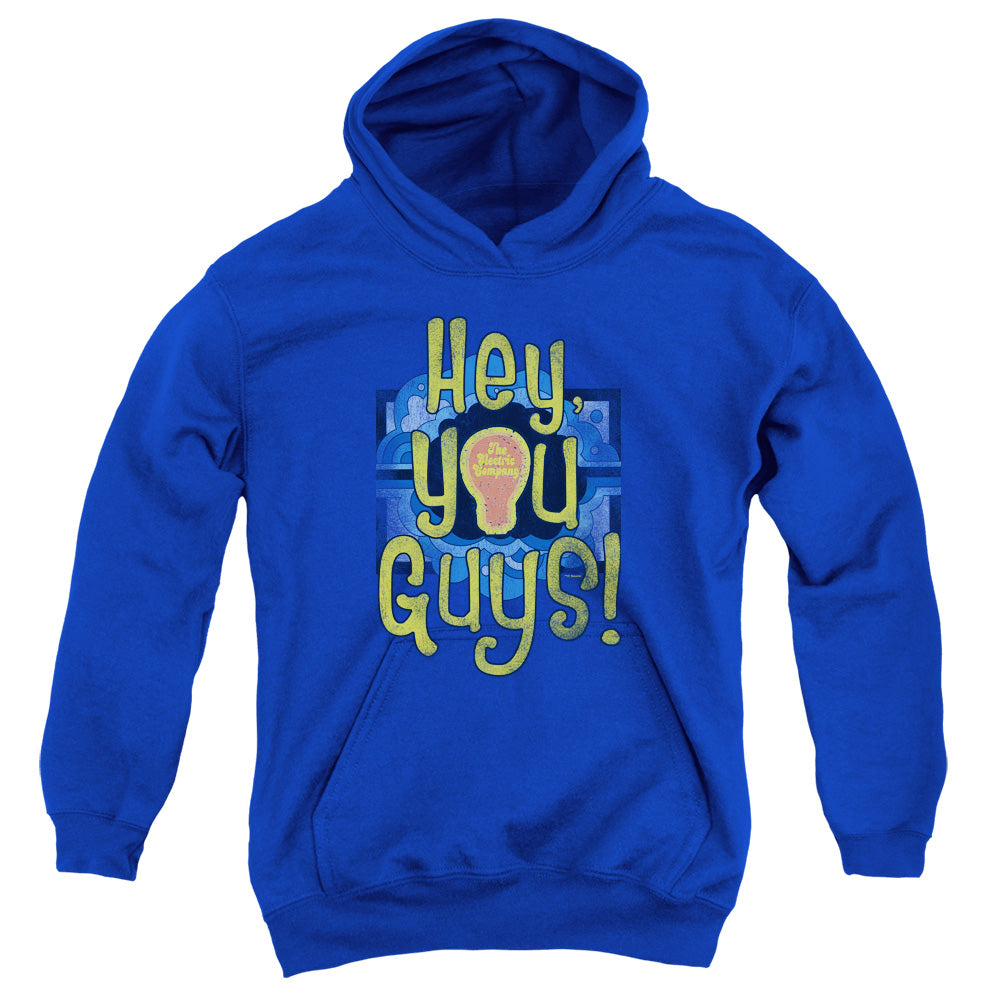 AN OFFCIALLY LICENSED ELECTRIC COMPANY HEY YOU GUYS YOUTH HOODIE ROYAL