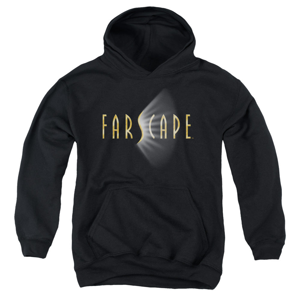 AN OFFCIALLY LICENSED FARSCAPE LOGO YOUTH HOODIE BLACK