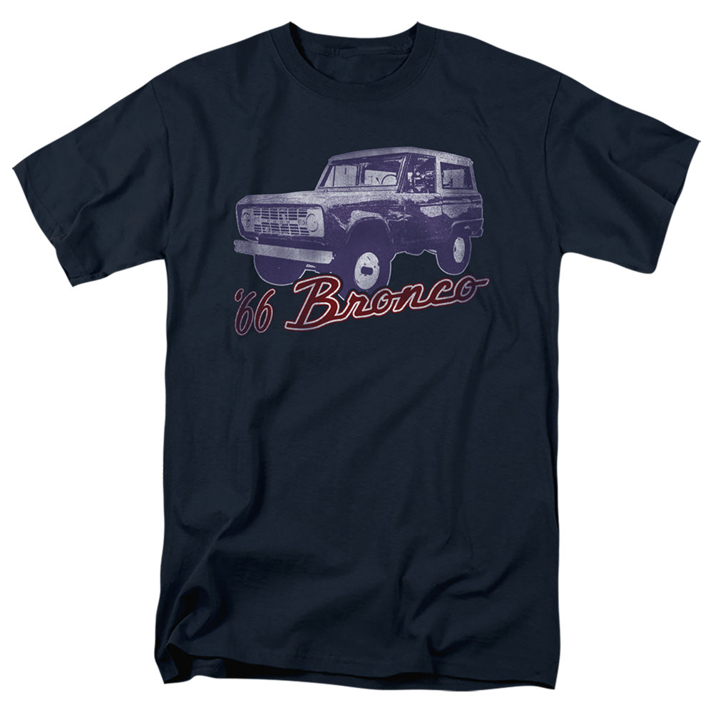 AN OFFCIALLY LICENSED FORD BRONCO 66 BRONCO CLASSIC MEN'S REGULAR FIT T-SHIRT NAVY