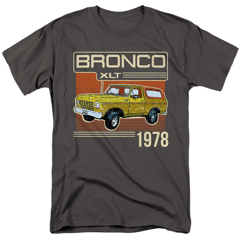 AN OFFCIALLY LICENSED FORD BRONCO BRONCO 1978 MEN'S REGULAR FIT T-SHIRT CHARCOAL