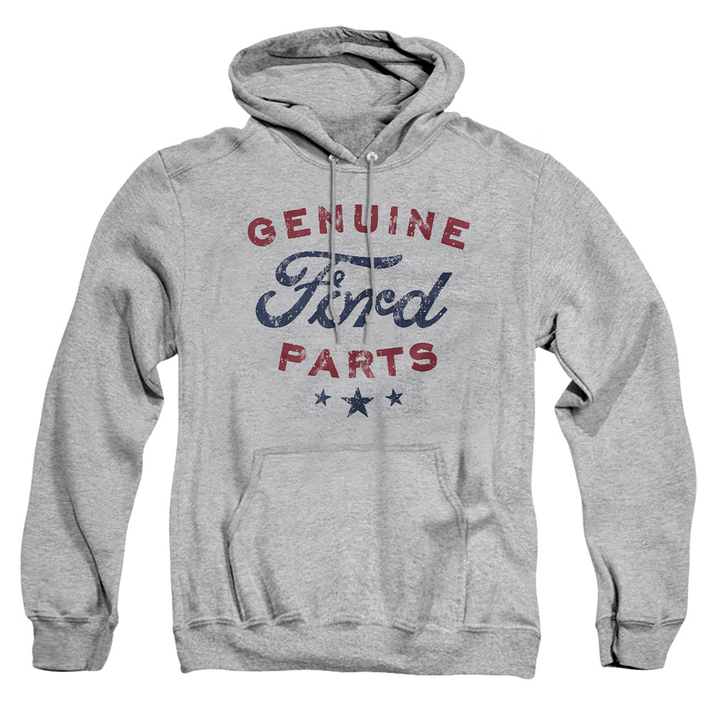 AN OFFCIALLY LICENSED FORD GENUINE PARTS ADULT UNISEX PULLOVER HOODIE ATHLETIC HEATHER