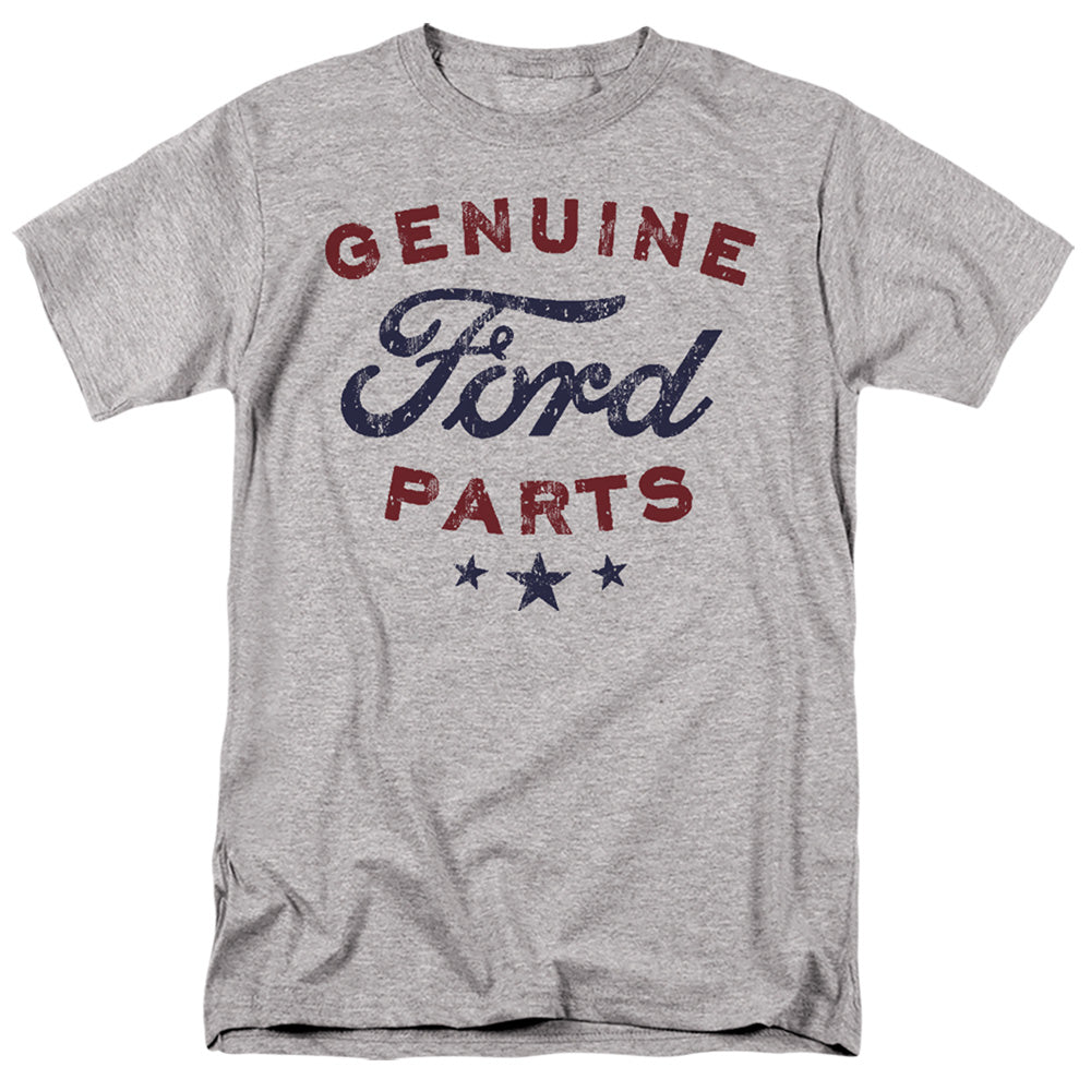 AN OFFCIALLY LICENSED FORD GENUINE PARTS MEN'S REGULAR FIT T-SHIRT ATHLETIC HEATHER