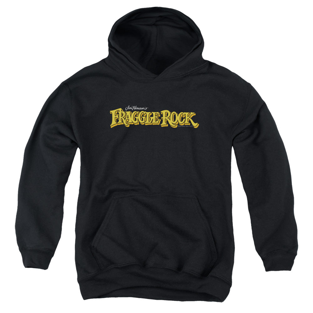 AN OFFCIALLY LICENSED FRAGGLE ROCK LOGO YOUTH HOODIE BLACK