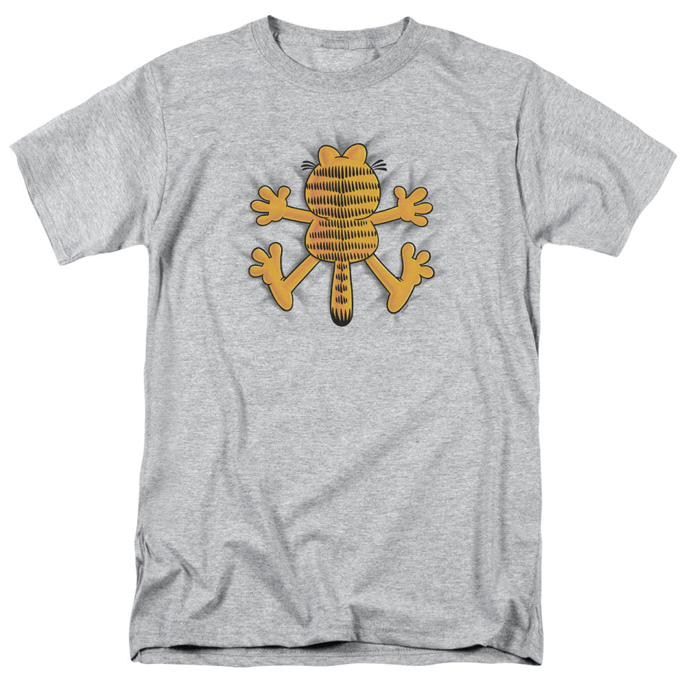 AN OFFCIALLY LICENSED GARFIELD OW MEN'S REGULAR FIT T-SHIRT ATHLETIC HEATHER