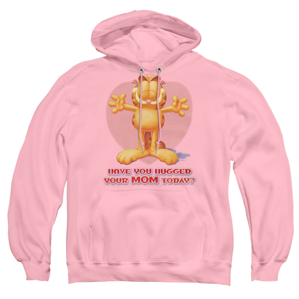 AN OFFCIALLY LICENSED GARFIELD HAVE YOU ADULT UNISEX PULLOVER HOODIE PINK