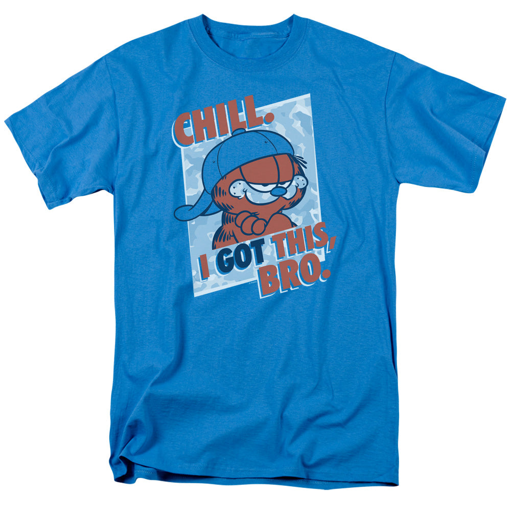 AN OFFCIALLY LICENSED GARFIELD I GOT THIS BRO MEN'S REGULAR FIT T-SHIRT TURQUOISE