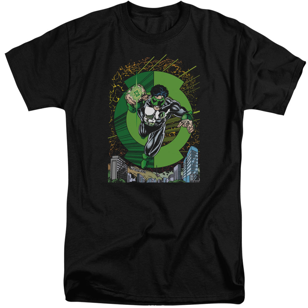 AN OFFCIALLY LICENSED GREEN LANTERN GL #51 COVER MEN'S TALL FIT T-SHIRT BLACK