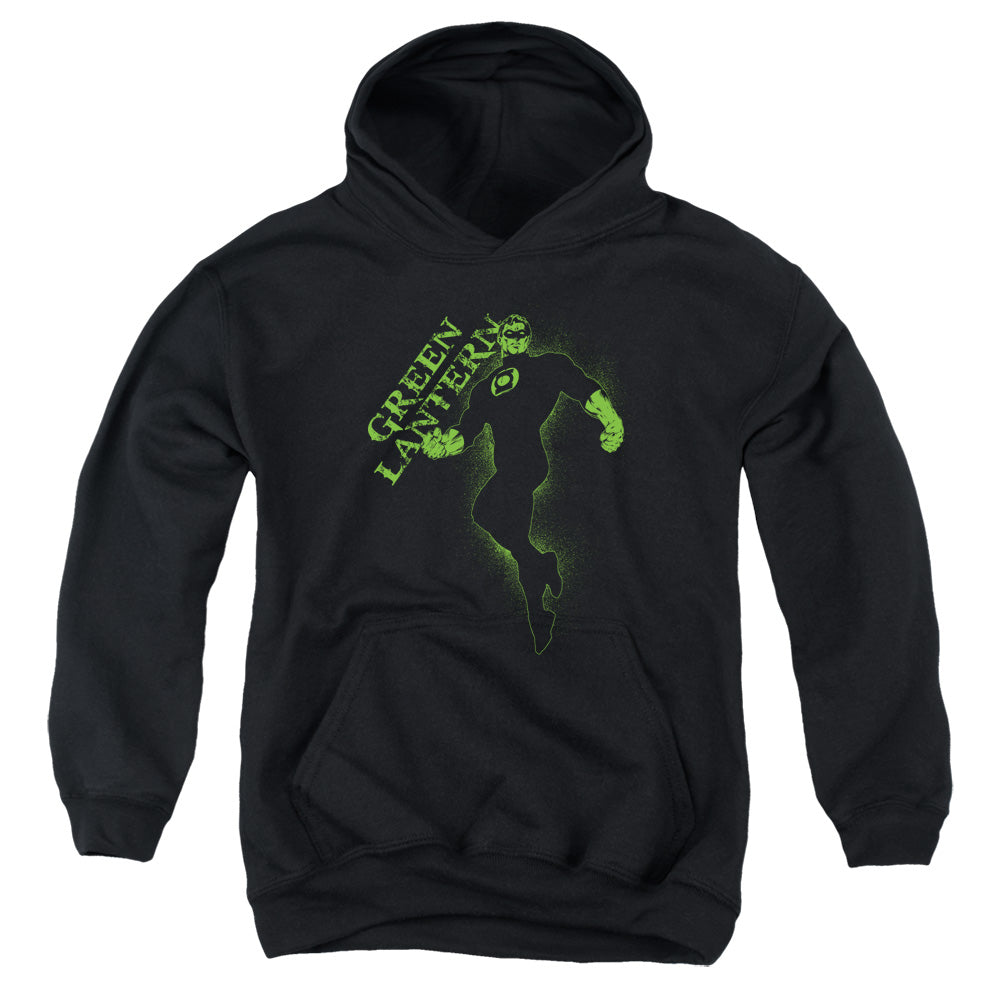 AN OFFCIALLY LICENSED GL LANTERN DARKNESS YOUTH HOODIE BLACK