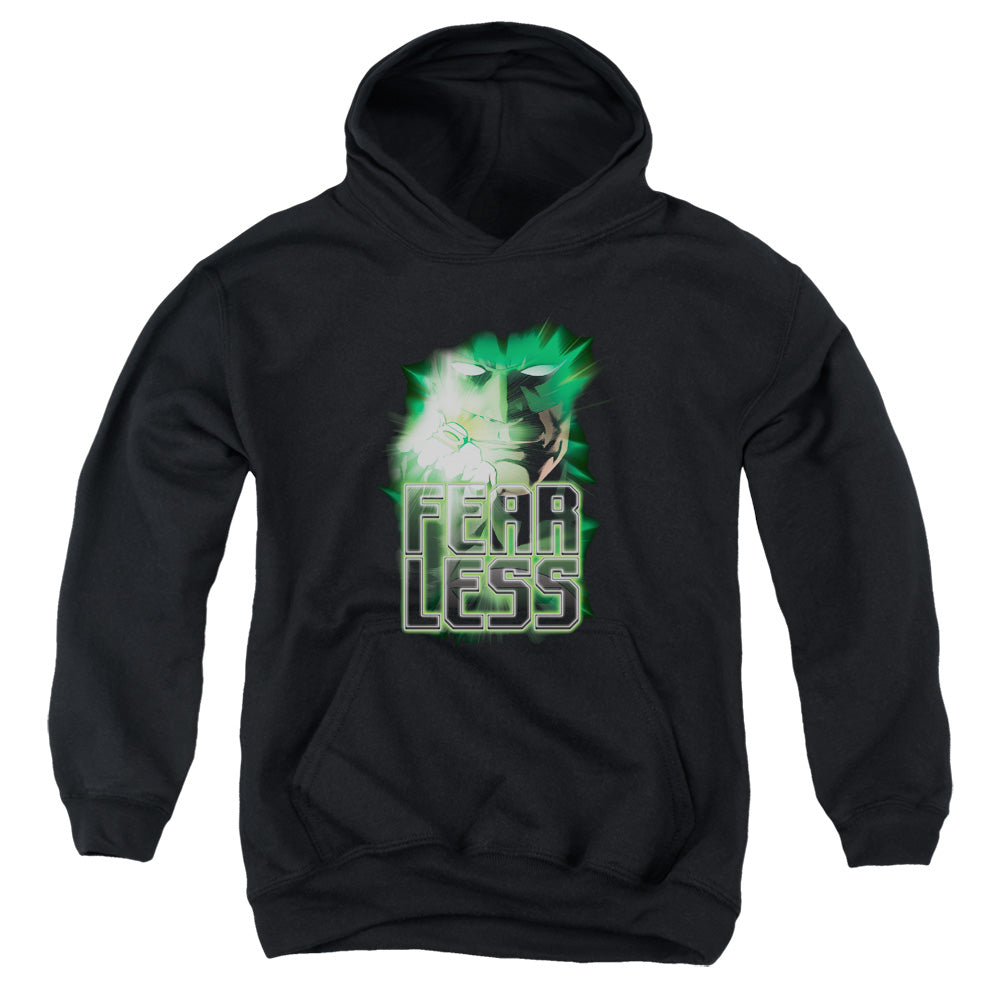 AN OFFCIALLY LICENSED GREEN LANTERN FEARLESS YOUTH HOODIE BLACK