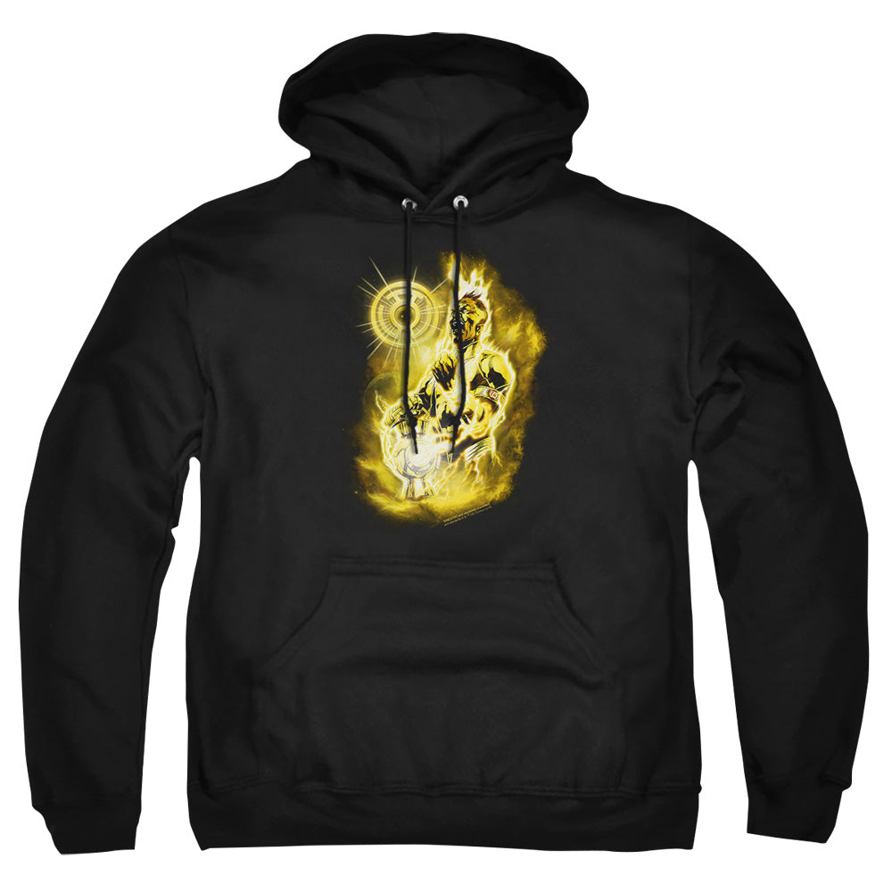 AN OFFCIALLY LICENSED GREEN LANTERN SINESTRO NEBULA ADULT UNISEX PULLOVER HOODIE BLACK