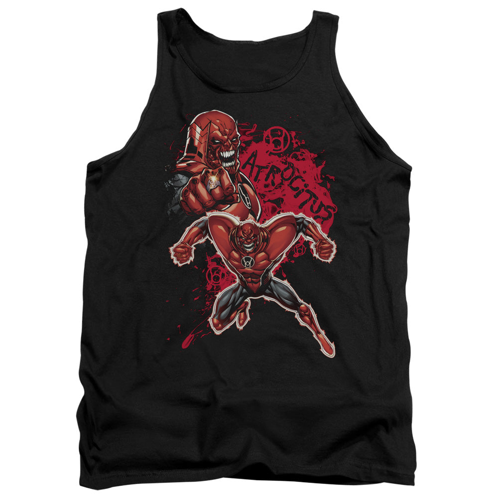 AN OFFCIALLY LICENSED GREEN LANTERN ATROCITUS ADULT UNISEX TANK TOP BLACK