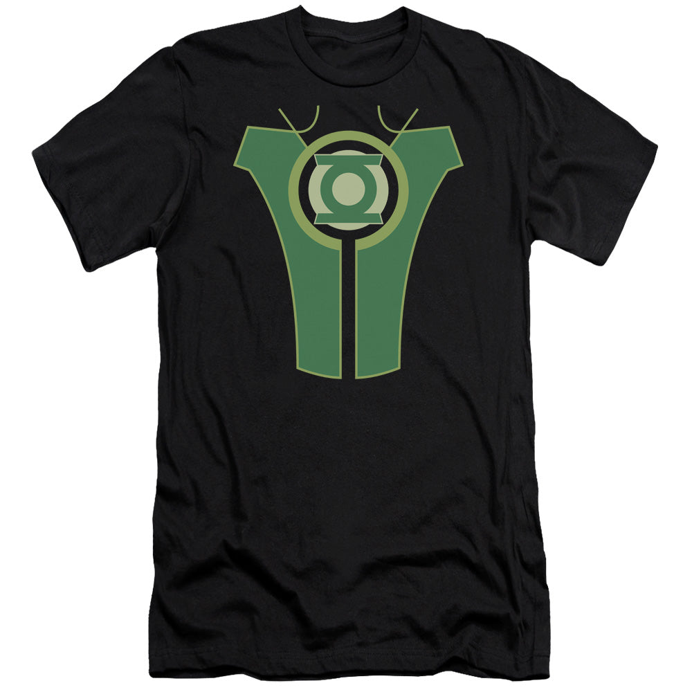 AN OFFCIALLY LICENSED GREEN LANTERN SIMON BAZ MEN'S PREMIUM SLIM FIT T-SHIRT BLACK