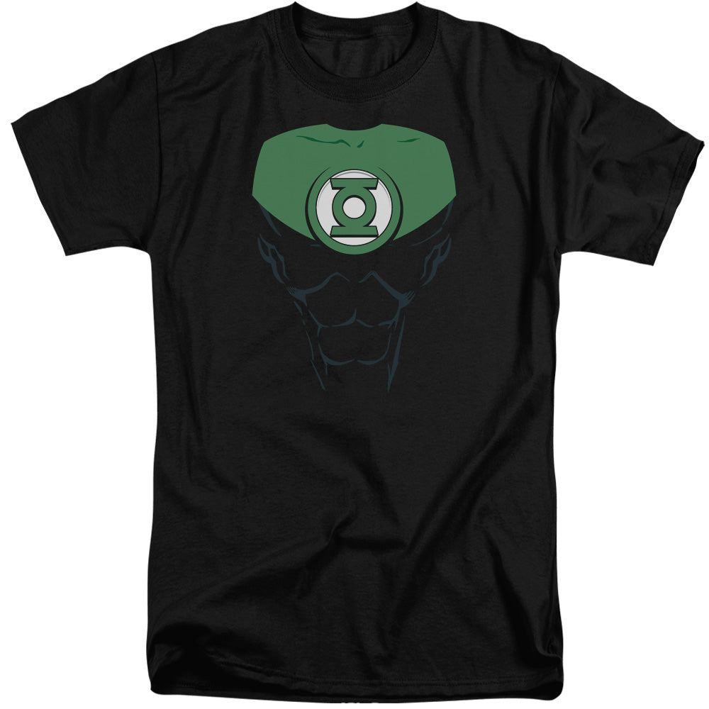 AN OFFCIALLY LICENSED GREEN LANTERN JON STEWART MEN'S TALL FIT T-SHIRT BLACK