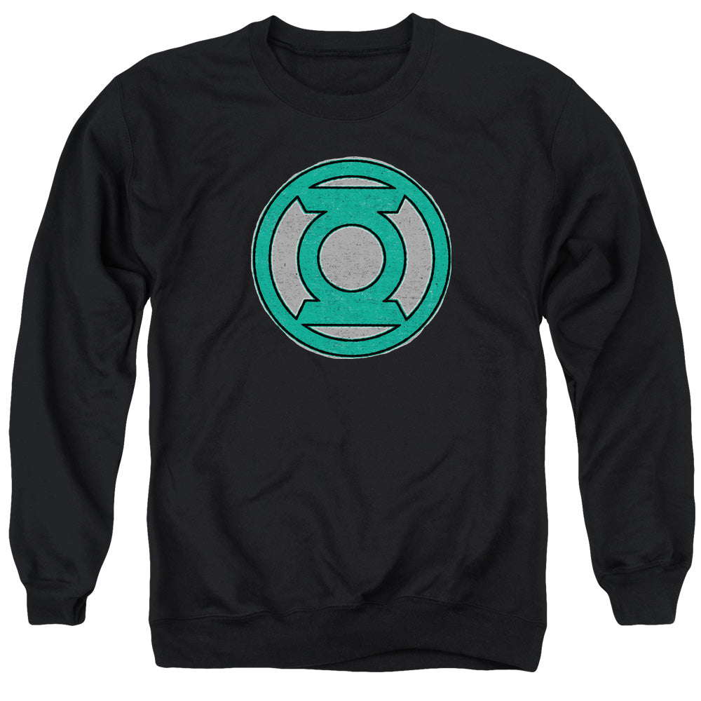 AN OFFCIALLY LICENSED GREEN LANTERN HAND ME DOWN ADULT UNISEX CREWNECK SWEATSHIRT BLACK
