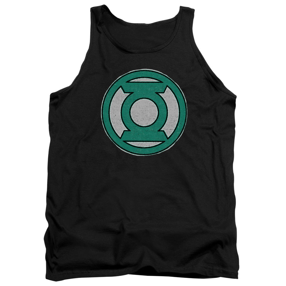 AN OFFCIALLY LICENSED GREEN LANTERN HAND ME DOWN ADULT UNISEX TANK TOP BLACK