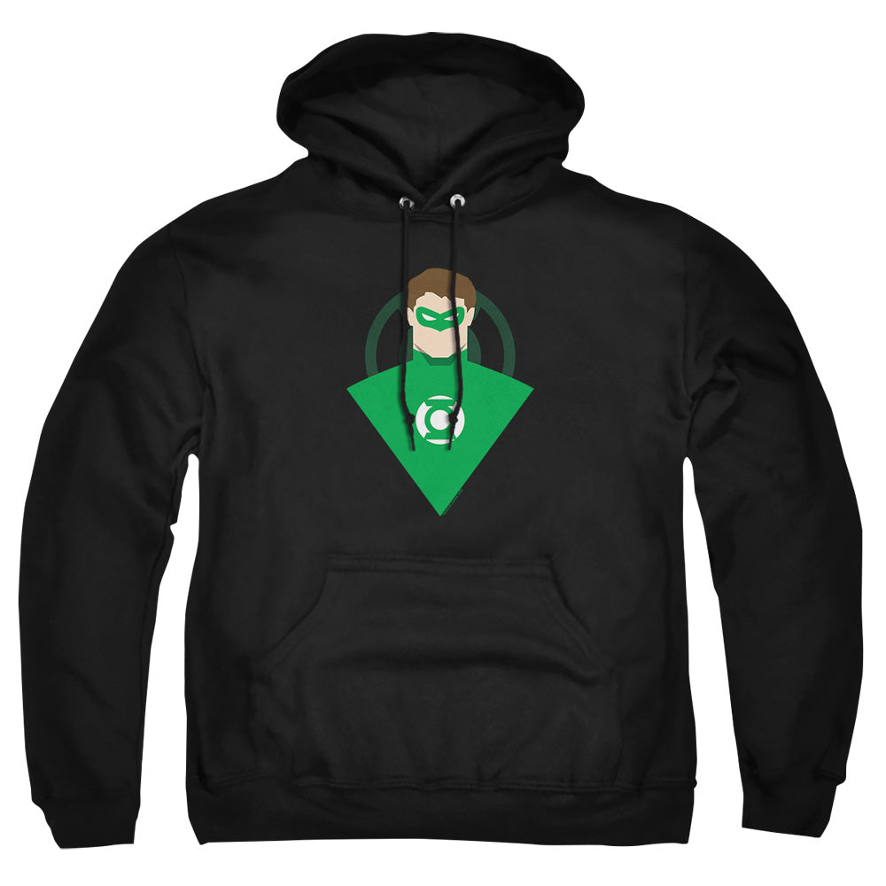 AN OFFCIALLY LICENSED DC SIMPLE GL ADULT UNISEX PULLOVER HOODIE BLACK