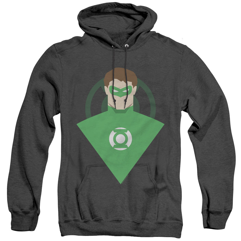 AN OFFCIALLY LICENSED DC SIMPLE GL ADULT UNISEX HEATHER PULLOVER HOODIE BLACK