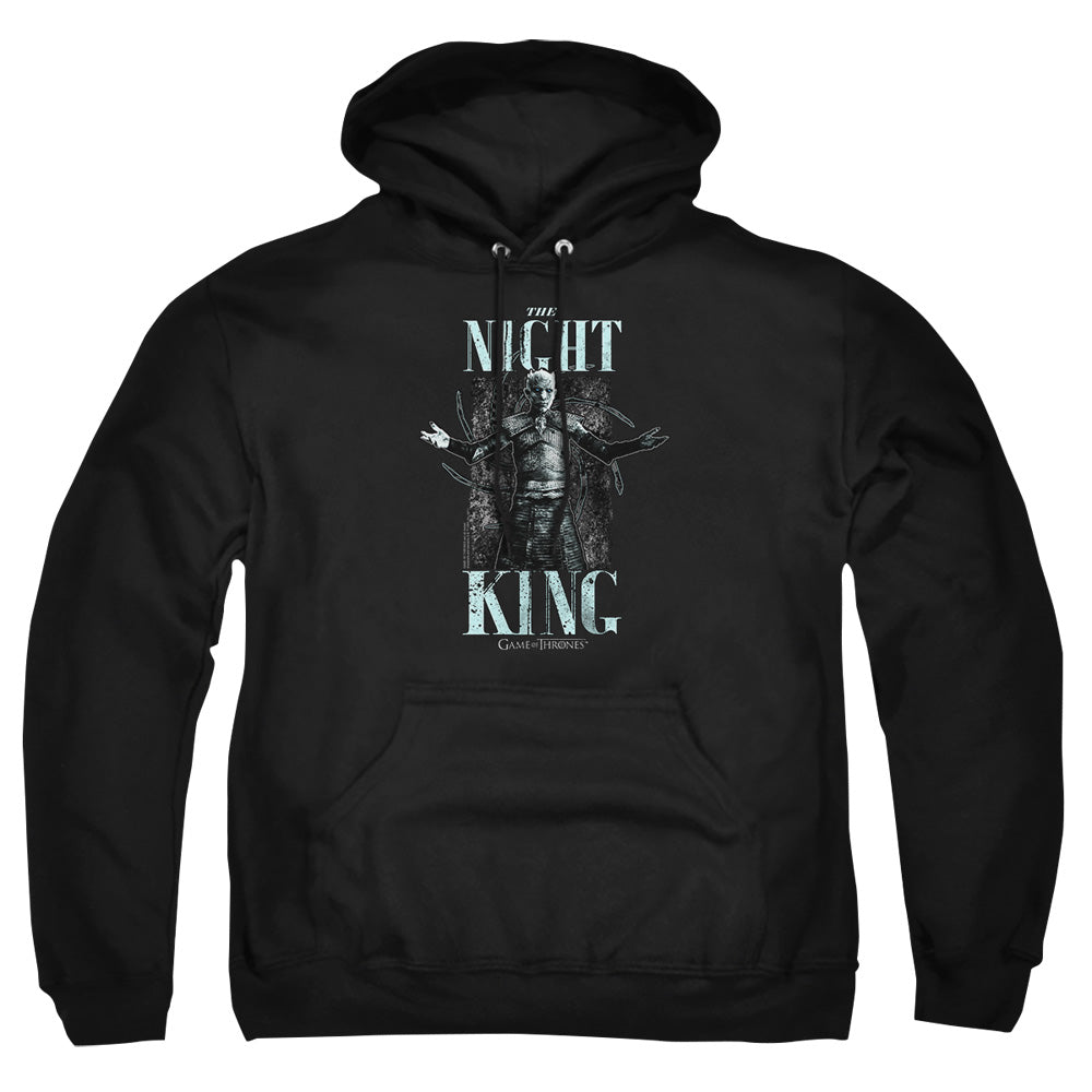 AN OFFCIALLY LICENSED GAME OF THRONES THE NIGHT KING ADULT UNISEX PULLOVER HOODIE BLACK