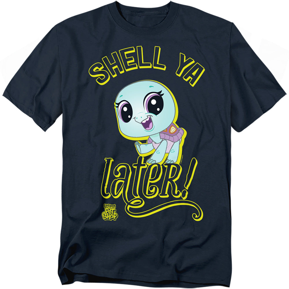 AN OFFCIALLY LICENSED LITTLEST PET SHOP SHELL YA LATER MEN'S REGULAR FIT T-SHIRT SLATE