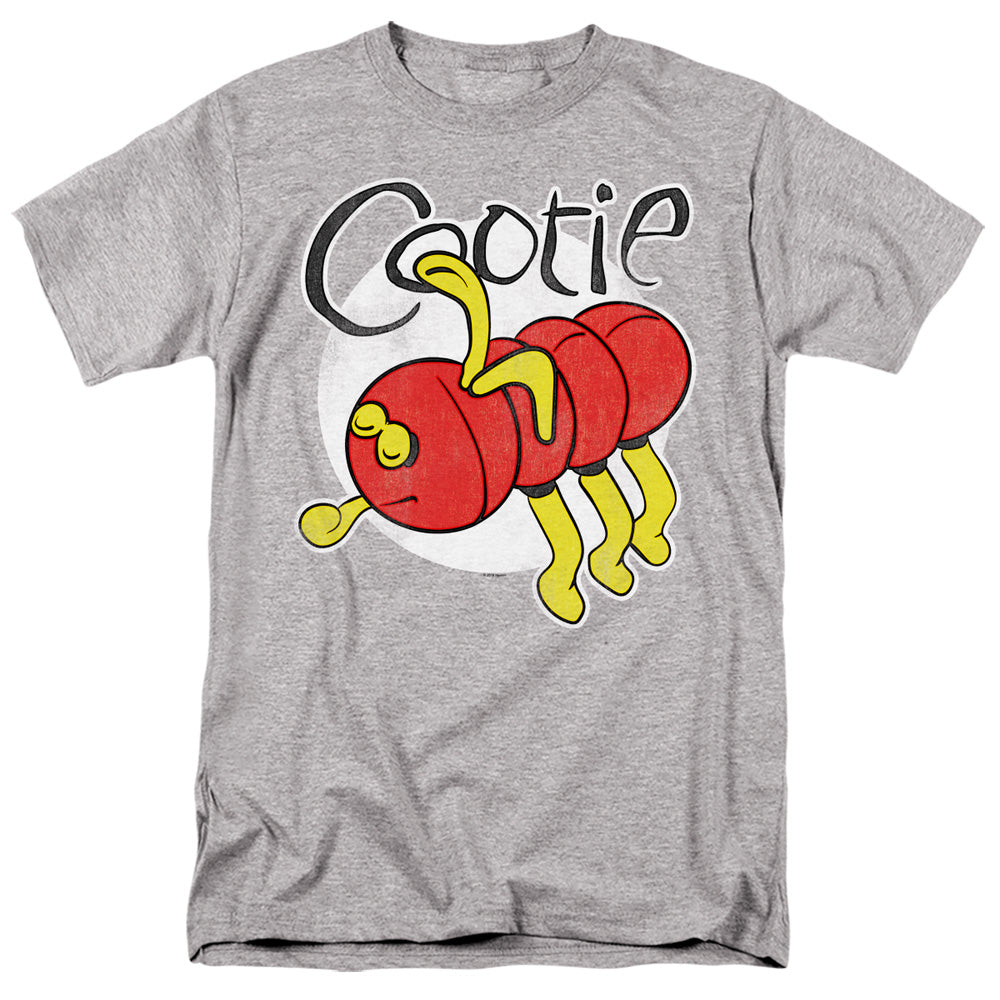 AN OFFCIALLY LICENSED COOTIE COOTIE MEN'S REGULAR FIT T-SHIRT ATHLETIC HEATHER