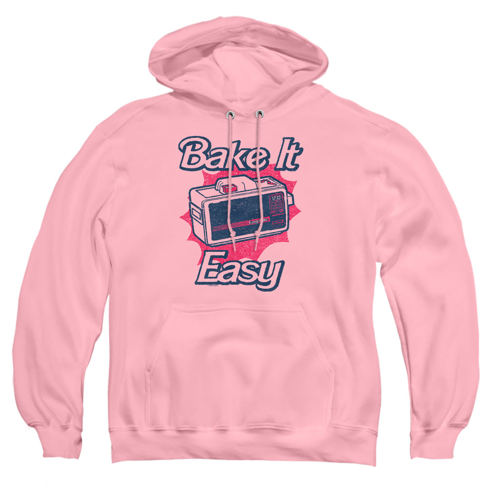 AN OFFCIALLY LICENSED EASY BAKE OVEN BAKE IT EASY ADULT UNISEX PULLOVER HOODIE PINK