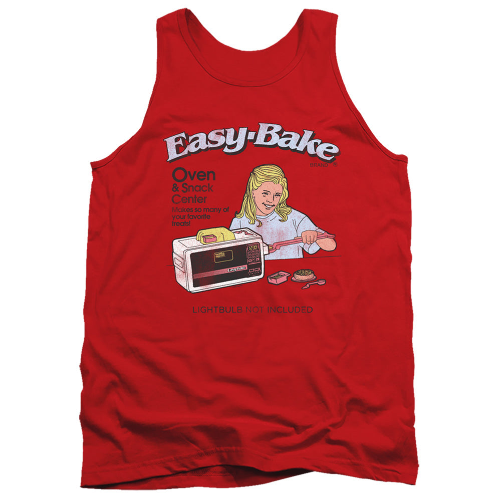 AN OFFCIALLY LICENSED EASY BAKE OVEN LIGHTBULB NOT INCLUDED ADULT UNISEX TANK TOP RED