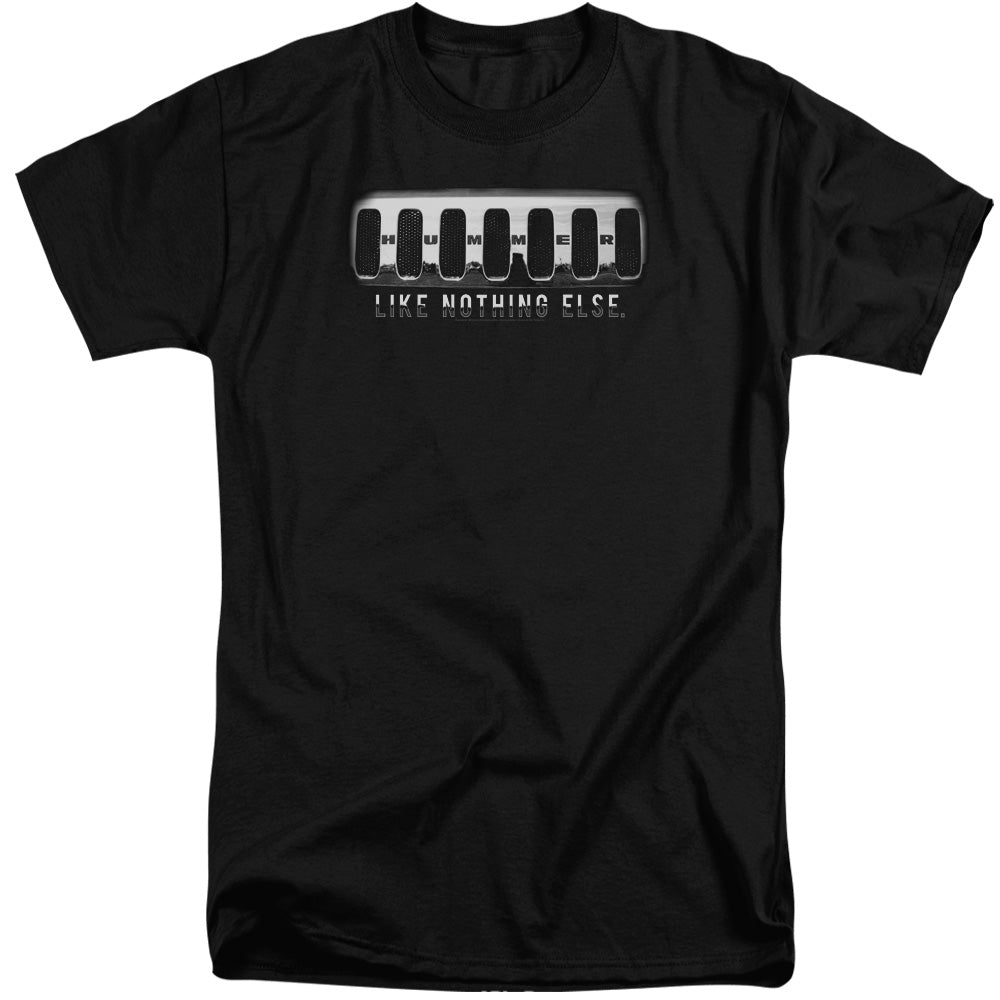 AN OFFCIALLY LICENSED HUMMER GRILL MEN'S TALL FIT T-SHIRT BLACK