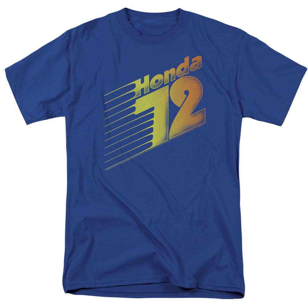 AN OFFCIALLY LICENSED HONDA GOOD OL 72 MEN'S REGULAR FIT T-SHIRT ROYAL