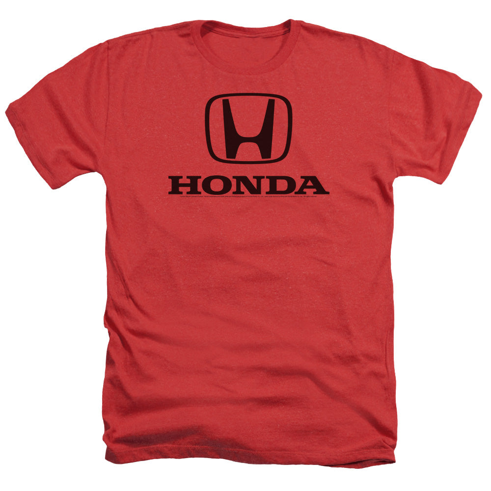 AN OFFCIALLY LICENSED HONDA STANDARD LOGO MEN'S HEATHER T-SHIRT RED
