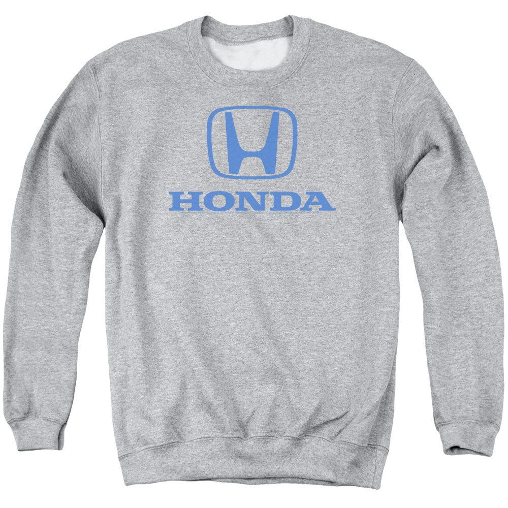 AN OFFCIALLY LICENSED HONDA STANDARD LOGO ADULT UNISEX CREWNECK SWEATSHIRT ATHLETIC HEATHER