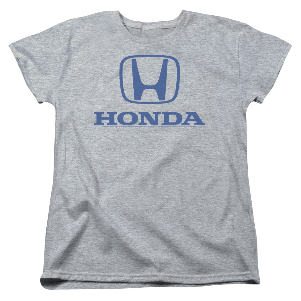AN OFFCIALLY LICENSED HONDA STANDARD LOGO WOMEN'S REGULAR FIT T-SHIRT ATHLETIC HEATHER