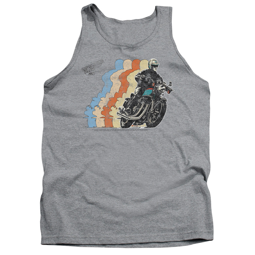 AN OFFCIALLY LICENSED HONDA RETRO HONDA ADULT UNISEX TANK TOP ATHLETIC HEATHER