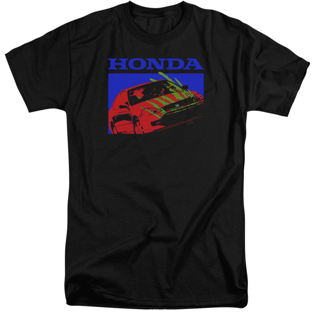 AN OFFCIALLY LICENSED HONDA CIVIC BOLD MEN'S TALL FIT T-SHIRT BLACK
