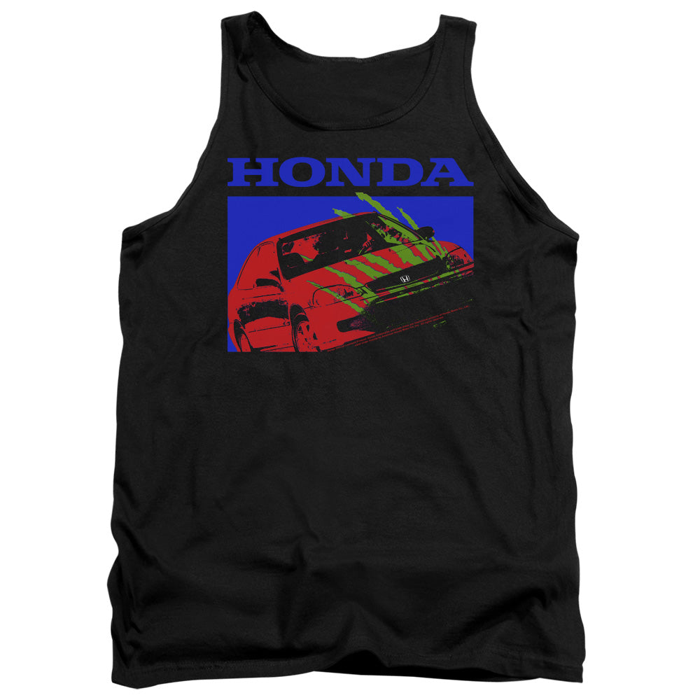 AN OFFCIALLY LICENSED HONDA CIVIC BOLD ADULT UNISEX TANK TOP BLACK