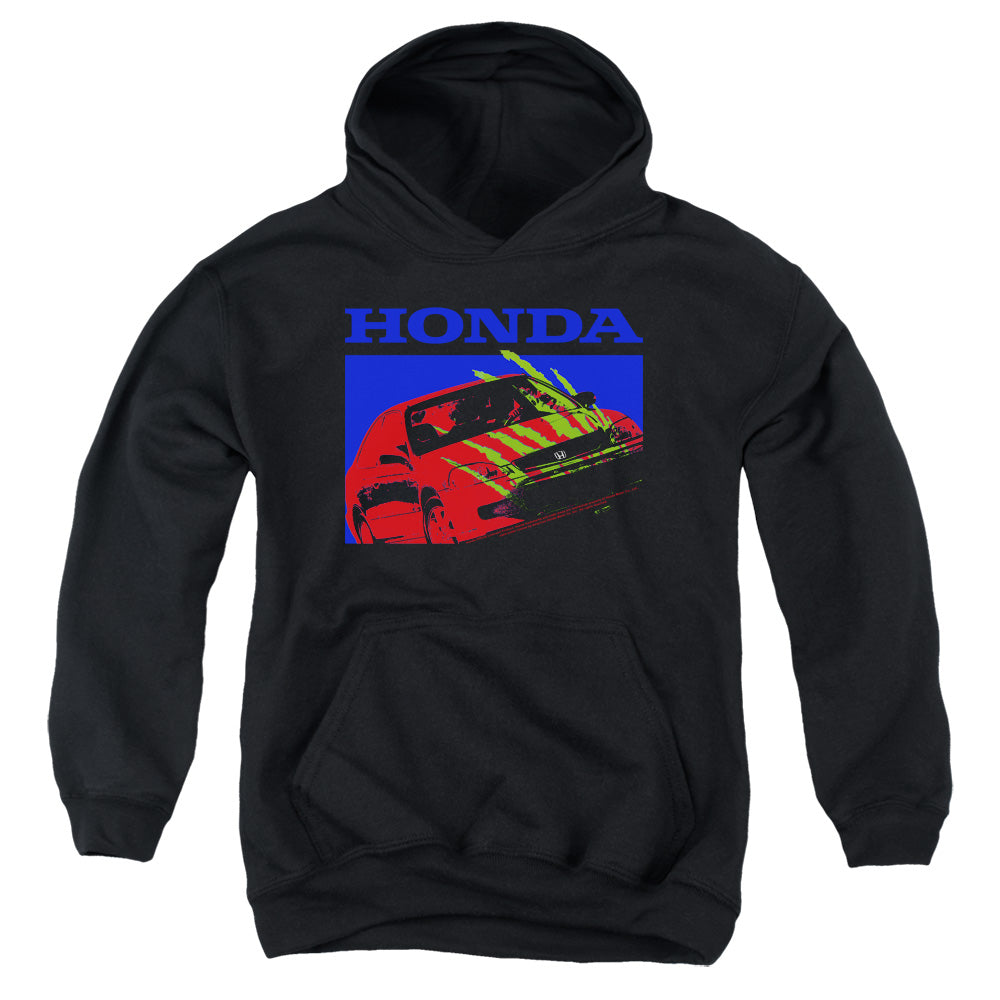 AN OFFCIALLY LICENSED HONDA CIVIC BOLD YOUTH HOODIE BLACK