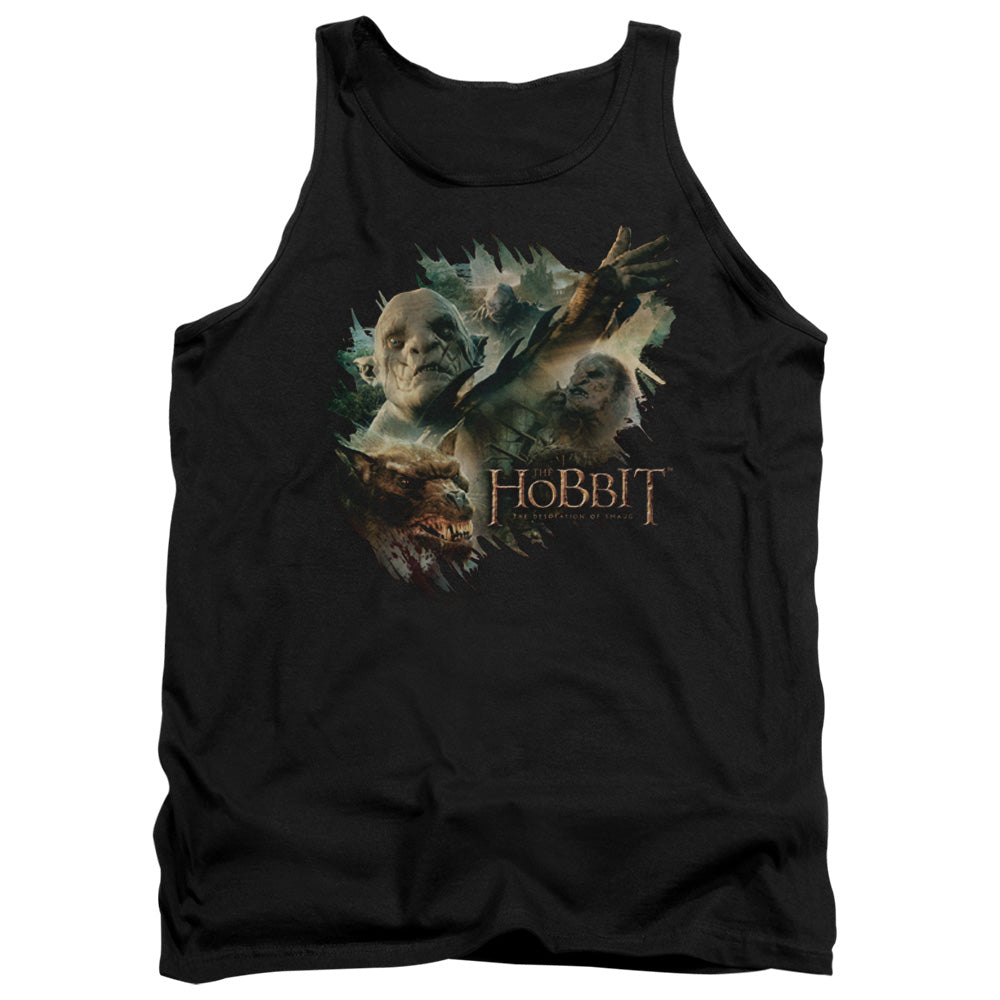 AN OFFCIALLY LICENSED HOBBIT BADDIES ADULT UNISEX TANK TOP BLACK