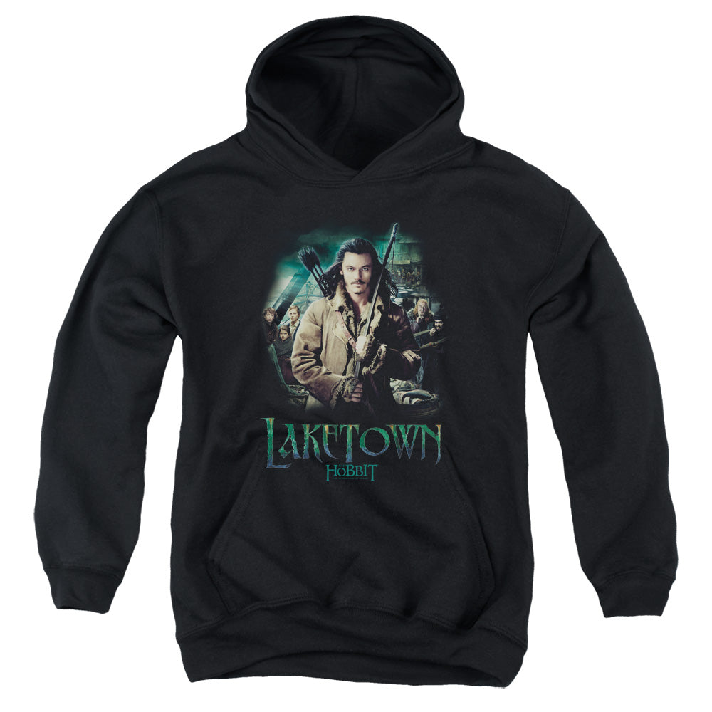 AN OFFCIALLY LICENSED HOBBIT PROTECTOR YOUTH HOODIE BLACK