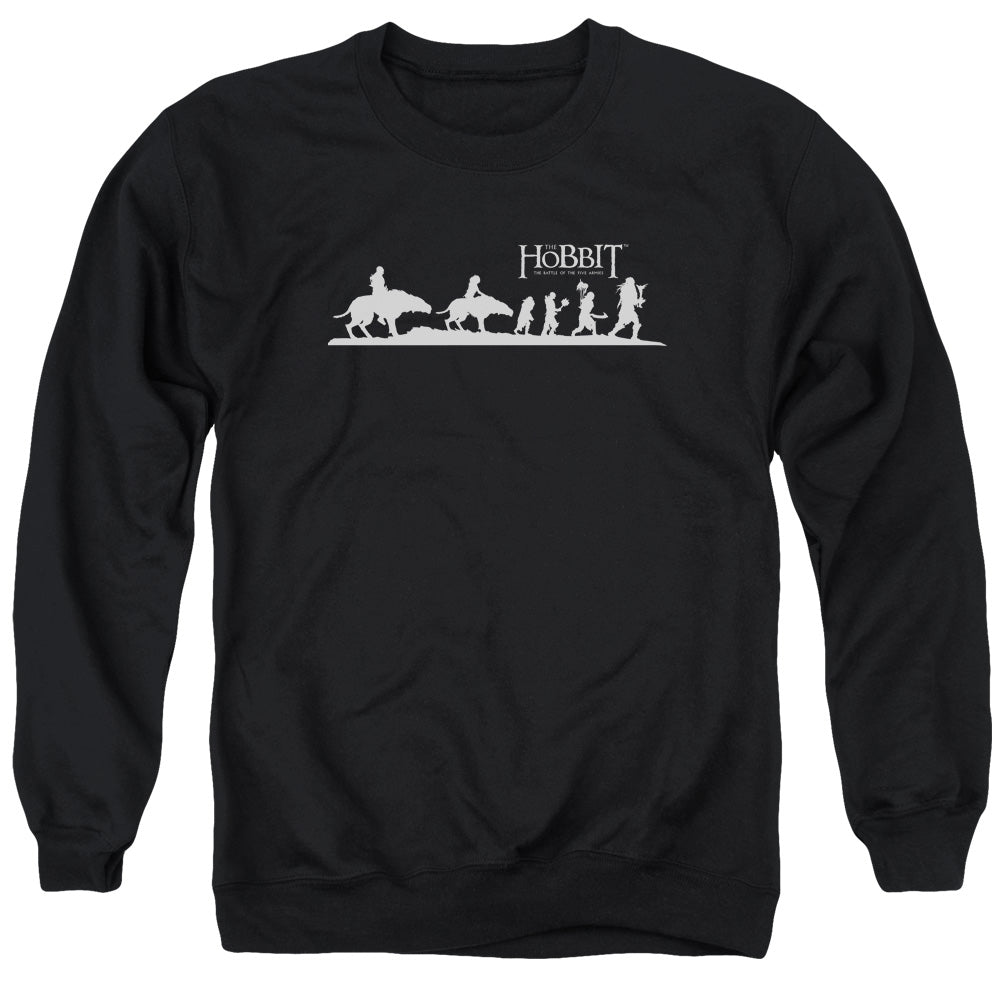 AN OFFCIALLY LICENSED HOBBIT ORC COMPANY ADULT UNISEX CREWNECK SWEATSHIRT BLACK