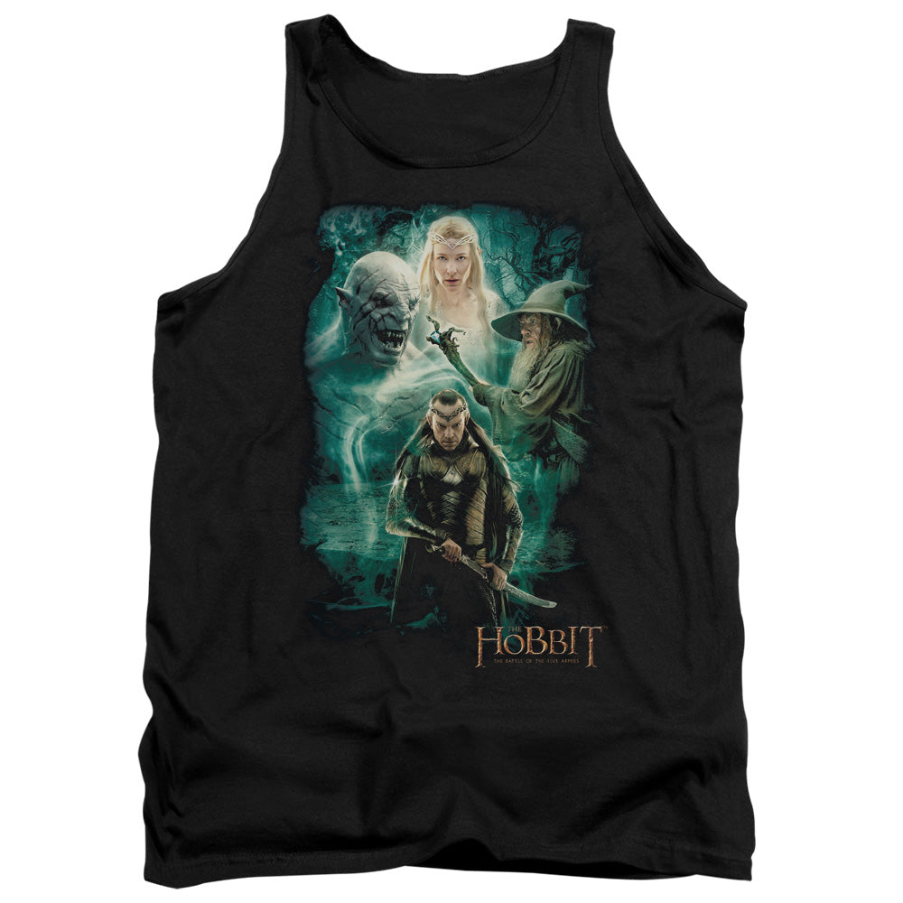 AN OFFCIALLY LICENSED HOBBIT ELRONDS CREW ADULT UNISEX TANK TOP BLACK