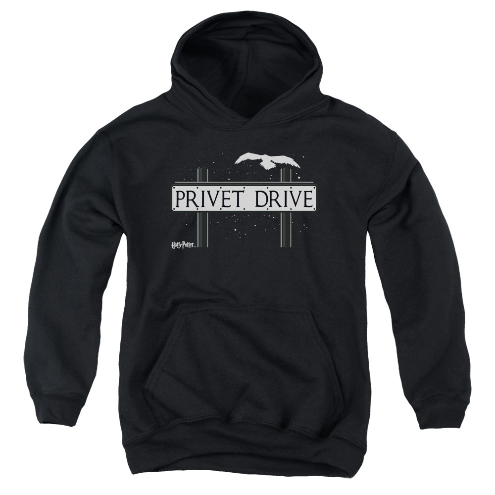 AN OFFCIALLY LICENSED HARRY POTTER PRIVET DRIVE YOUTH HOODIE BLACK