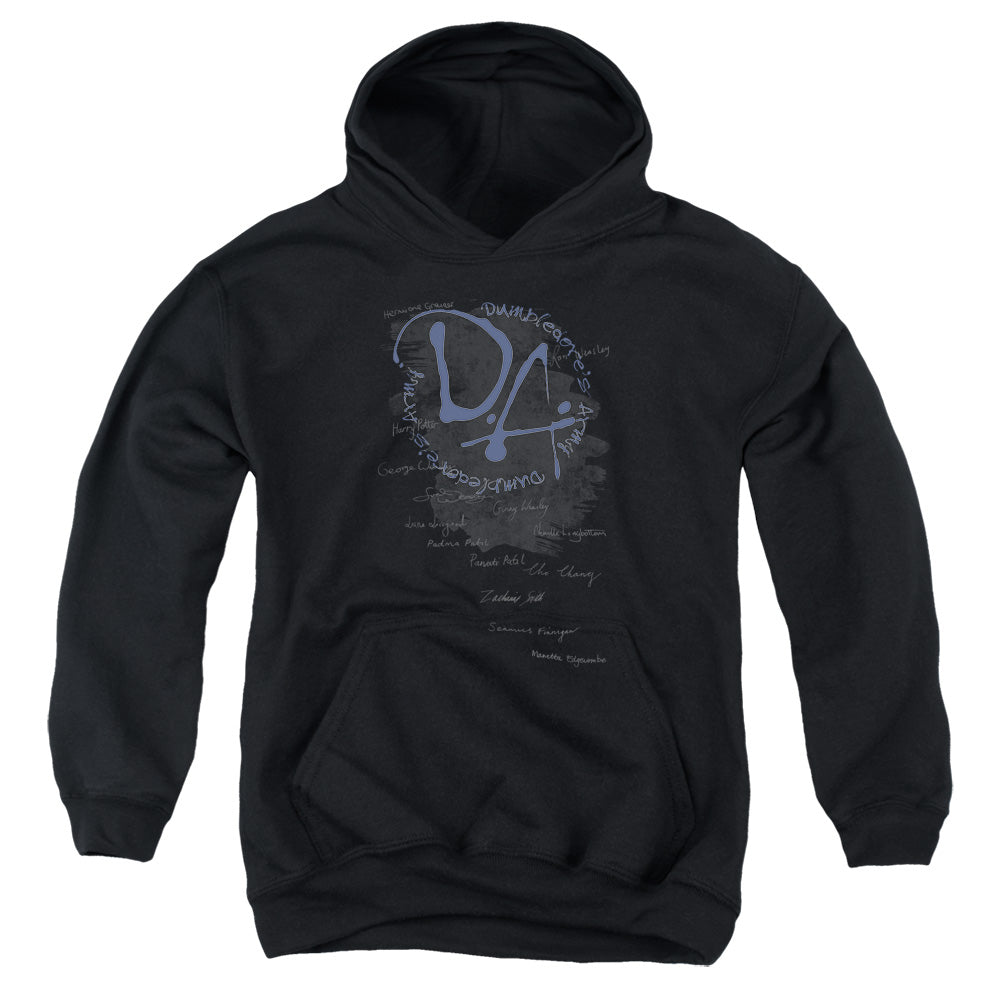 AN OFFCIALLY LICENSED HARRY POTTER DUMBLEDORES ARMY YOUTH HOODIE BLACK