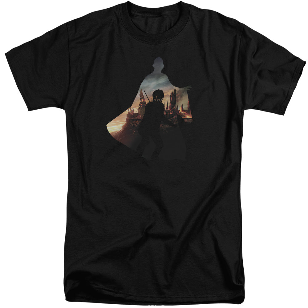 AN OFFCIALLY LICENSED HARRY POTTER VOLDEMORT LOOMS MEN'S TALL FIT T-SHIRT BLACK