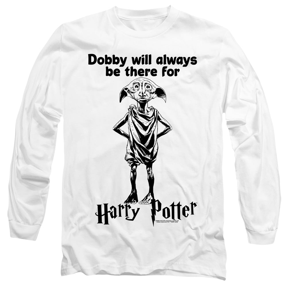 AN OFFCIALLY LICENSED HARRY POTTER ALWAYS BE THERE MEN'S LONG SLEEVE T-SHIRT WHITE
