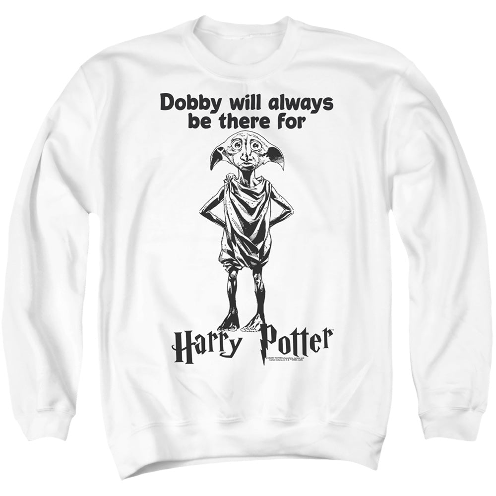 AN OFFCIALLY LICENSED HARRY POTTER ALWAYS BE THERE ADULT UNISEX CREWNECK SWEATSHIRT WHITE