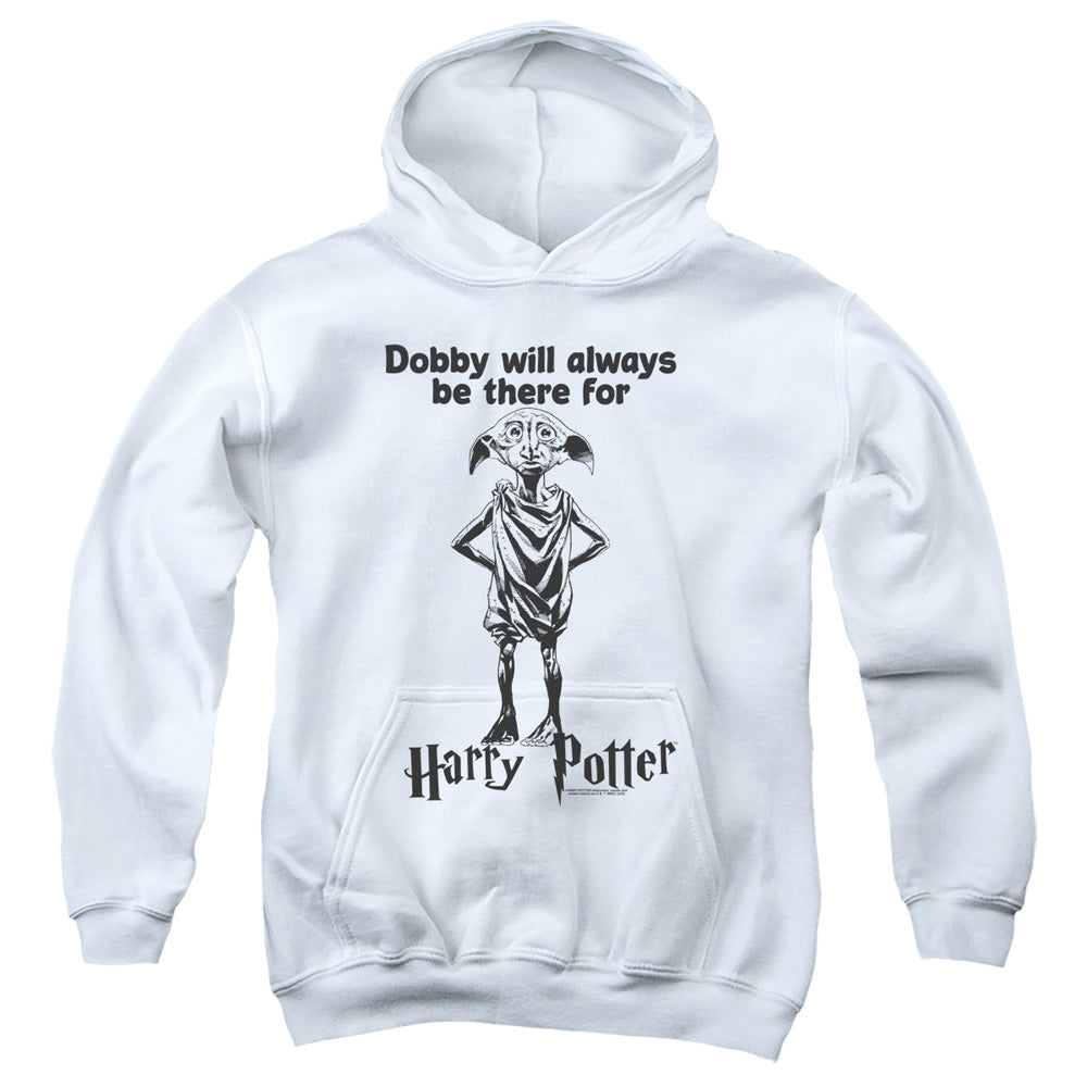 AN OFFCIALLY LICENSED HARRY POTTER ALWAYS BE THERE YOUTH HOODIE WHITE